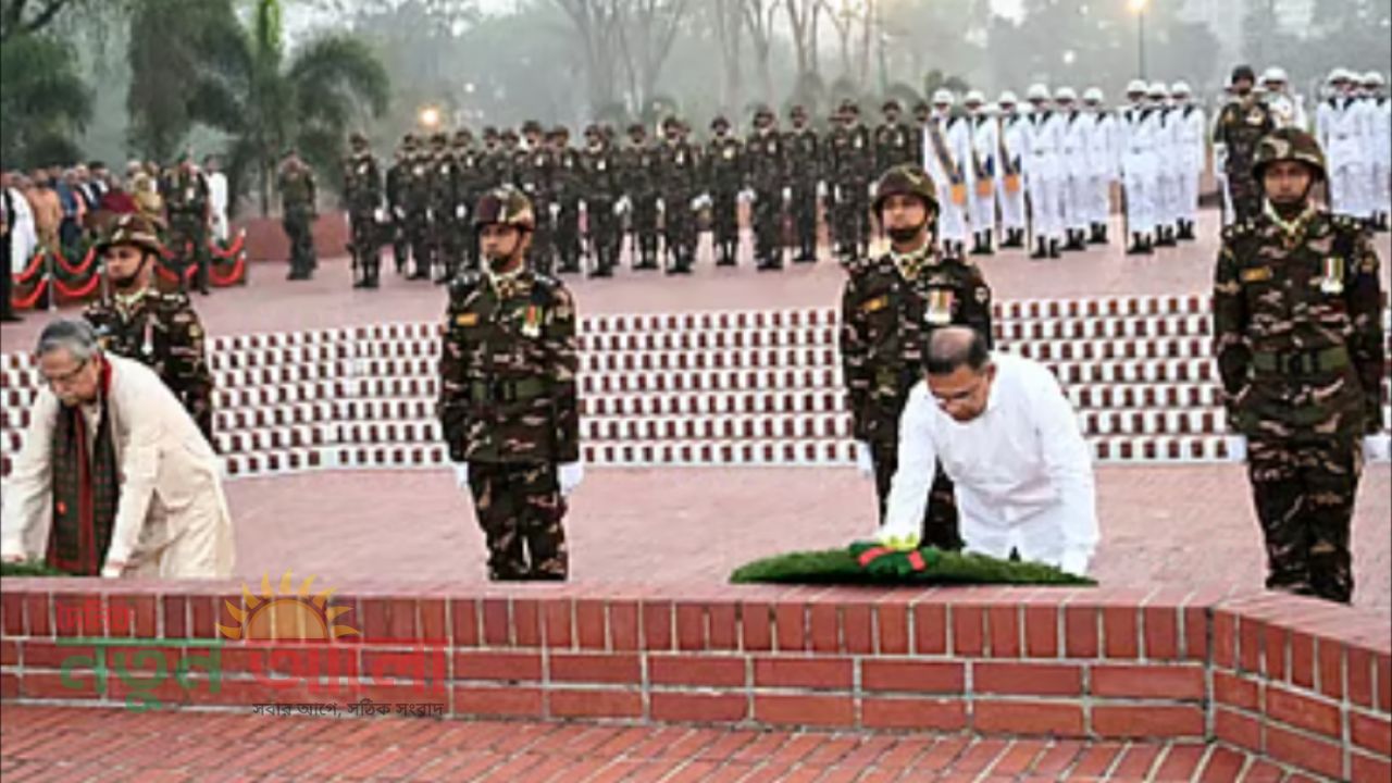 স্বাধীনতা দিবসে জাতীয় স্মৃতিসৌধে রাষ্ট্রপতি ও প্রধানমন্ত্রীর শ্রদ্ধা