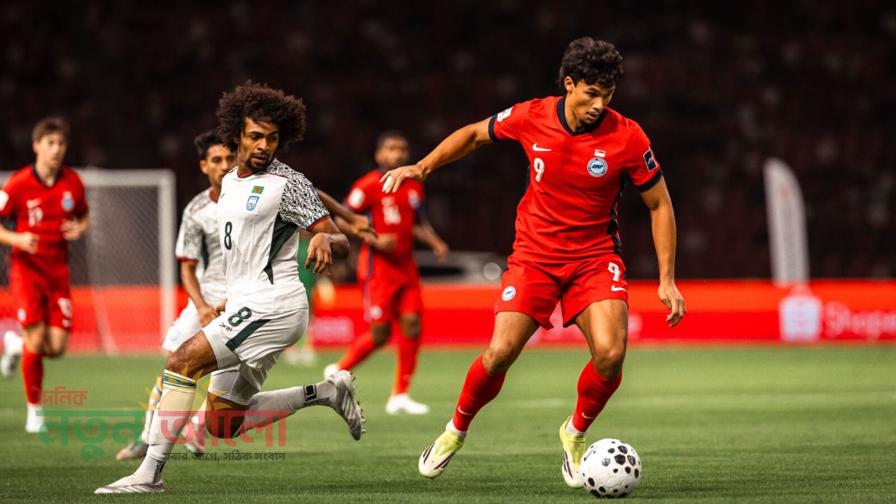 লড়াই করেও সিঙ্গাপুরের কাছে হার, হতাশার বিদায় হামজা-মোরসালিনদের