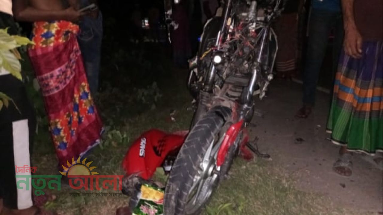 মুকসুদপুরে বাস-মোটরসাইকেল সংঘর্ষে প্রাণ গেল যুবকের, আহত ২