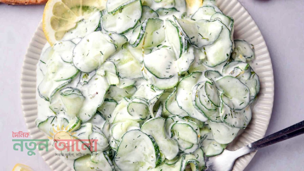 গরমে পেট ঠান্ডা ও সতেজ রাখবে গ্রিক কিউকাম্বার সালাদ, রইল ঝটপট বানানোর দারুণ রেসিপি