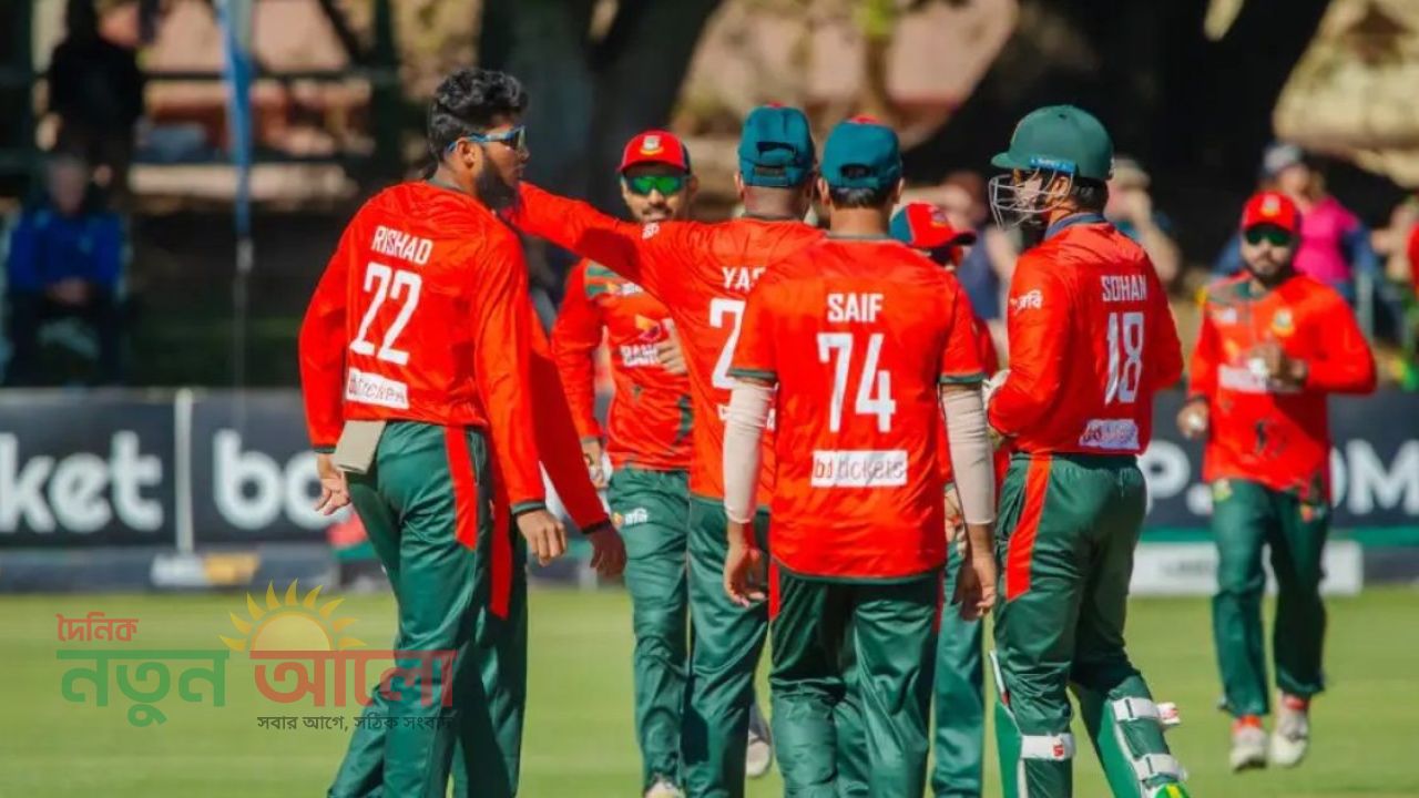 জিম্বাবুয়েকে হারিয়ে সিরিজে সমতায় ফিরল বাংলাদেশ। 