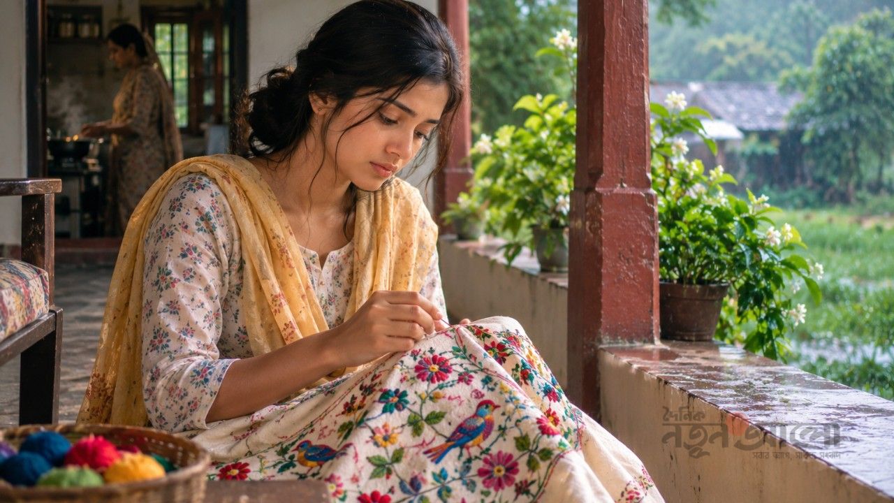 বৃষ্টিভেজা নকশিকাঁথা